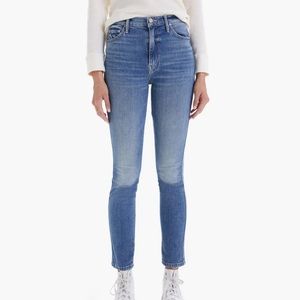 Mother Denim Double Swooner Hover in Love Bombs wash , size 32